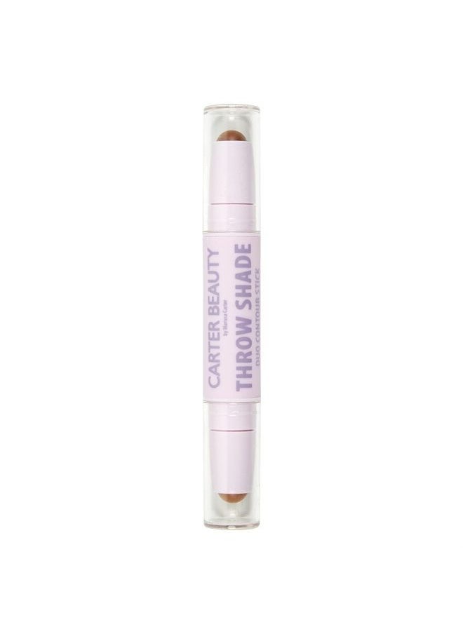 Carter Beauty By Marissa Carter - Throw Shade Duo Contour Stick - Features Two Creamy Sticks - Adds Definition To The Face - Conceals And Corrects The Complexion - Easily Blendable - Cruelty-Free - Dark - Image 1