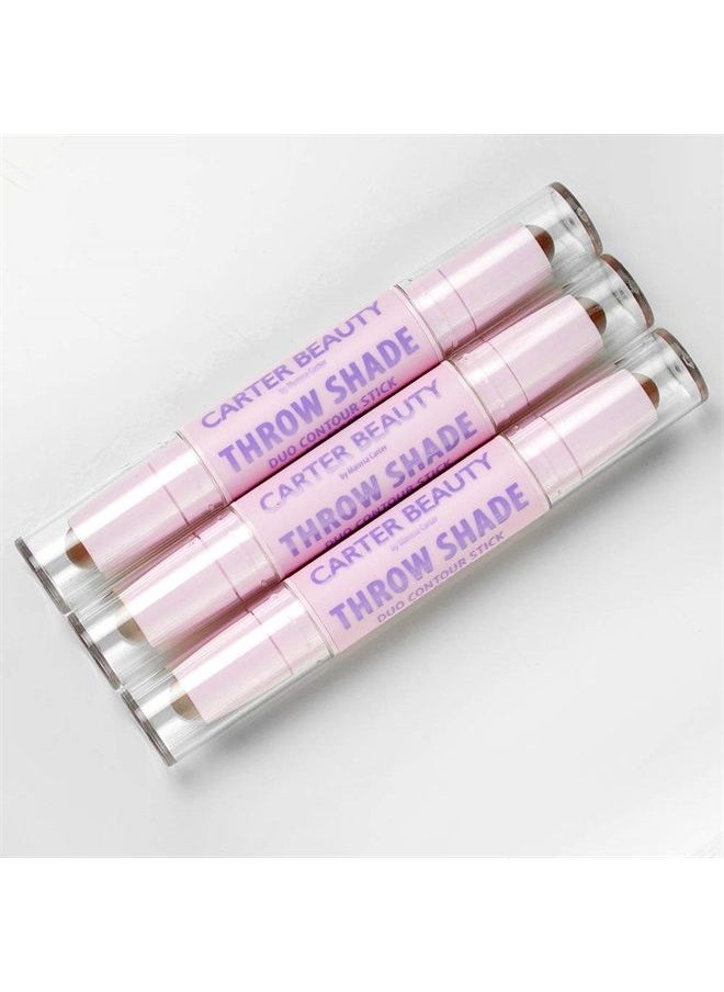 Carter Beauty By Marissa Carter - Throw Shade Duo Contour Stick - Features Two Creamy Sticks - Adds Definition To The Face - Conceals And Corrects The Complexion - Easily Blendable - Cruelty-Free - Dark - Image 1