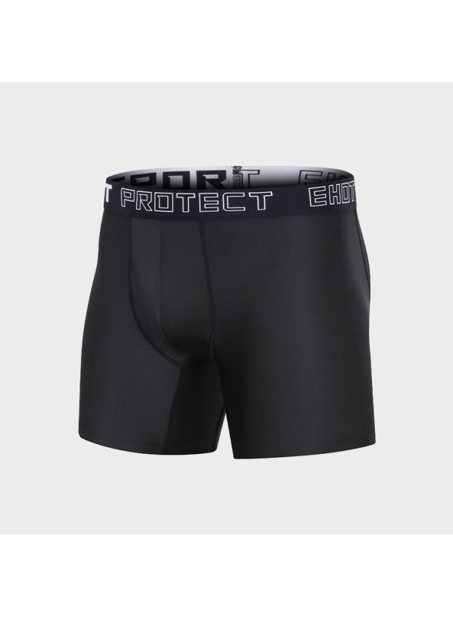 Swimsuit Men's Top Long Sleeve Trunks Swimsuit Suit Women's Swimsuit Swimsuit Quick-Dry Surfing Snorkeling Suit-Color:(send Swimming Cap) 010 Black Shorts-Size:Xl (reference: 65-75kg )