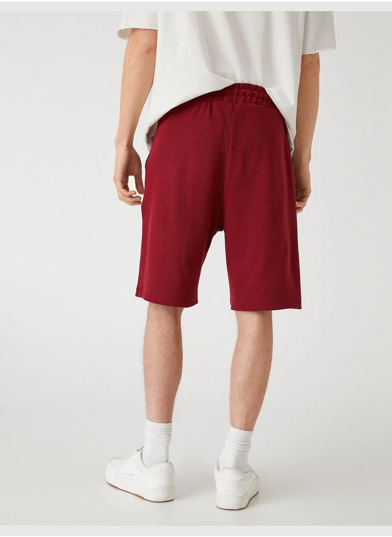 KOTON Patched Basic Shorts