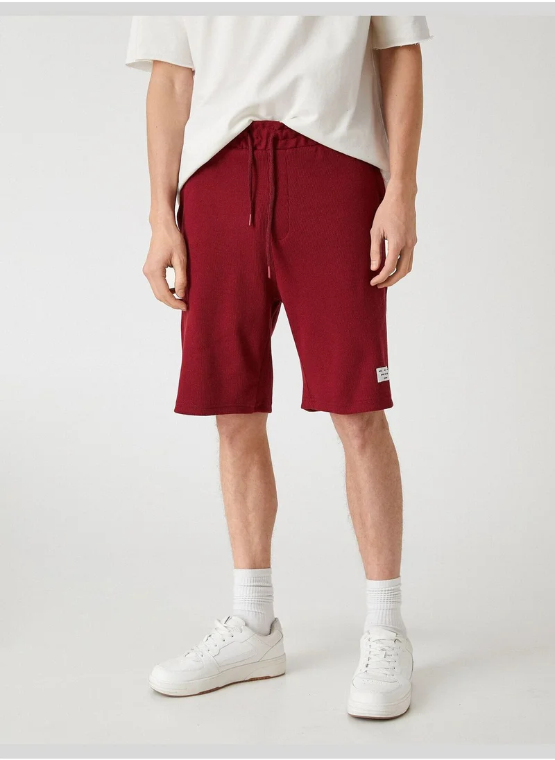KOTON Patched Basic Shorts
