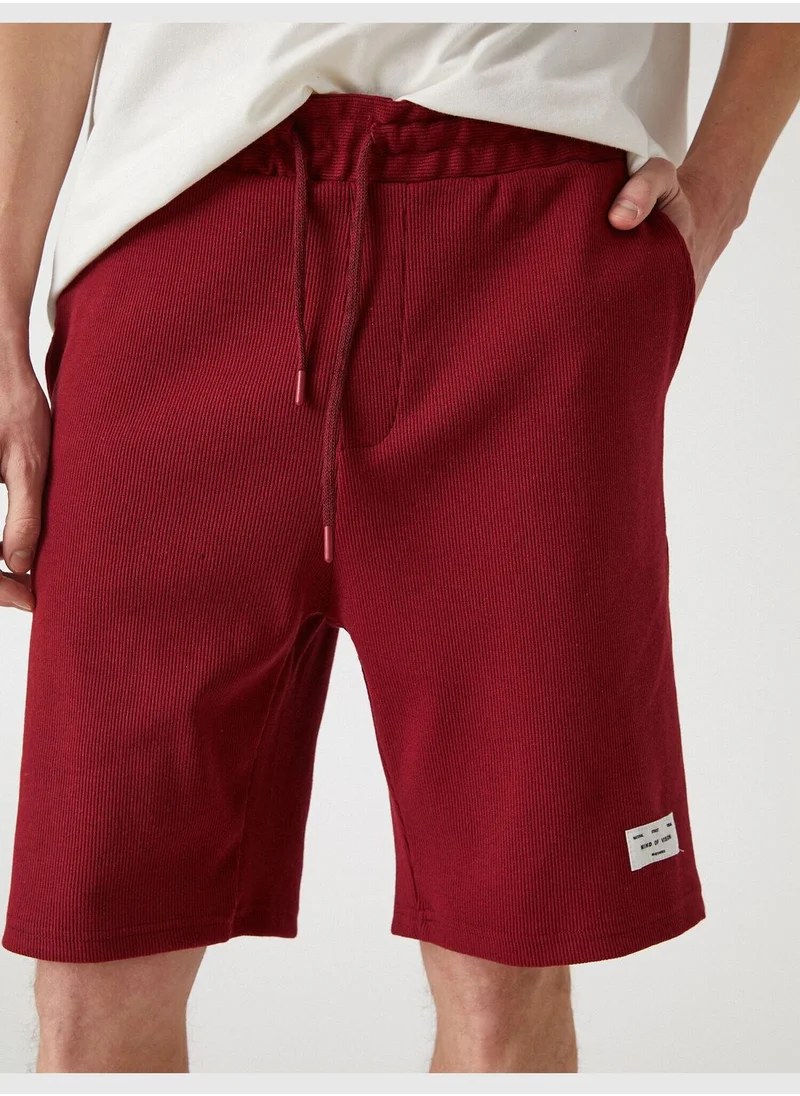 KOTON Patched Basic Shorts