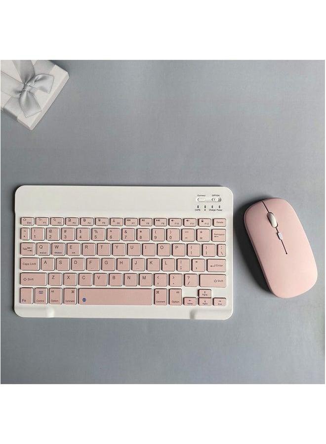 Bluetooth Keyboard For IPad Tablet PC Wonderful Control Mobile Phone Wireless Mouse Suit Factory-Color:7inch Single (opp Bag)-Product Type:Sky Blue - Image 5