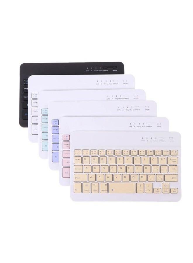 Bluetooth Keyboard For IPad Tablet PC Wonderful Control Mobile Phone Wireless Mouse Suit Factory-Color:7inch Single (opp Bag)-Product Type:Sky Blue - Image 1