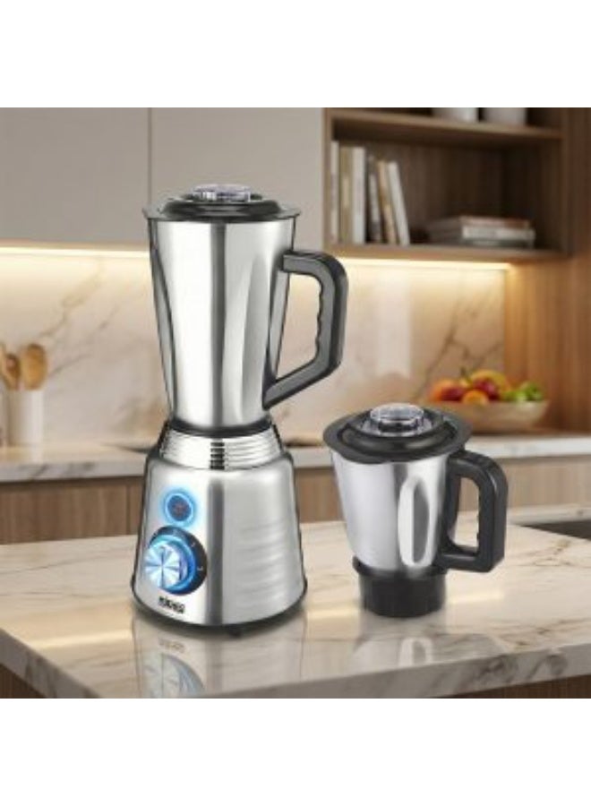دي اس بي خلاط كهربائي مع مطحنة ستانلس ستيل من DSP – متعدد الاستخدامات KJ2203 - Image 3