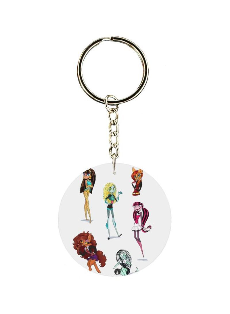 RKN Cartoon Printed Keychain