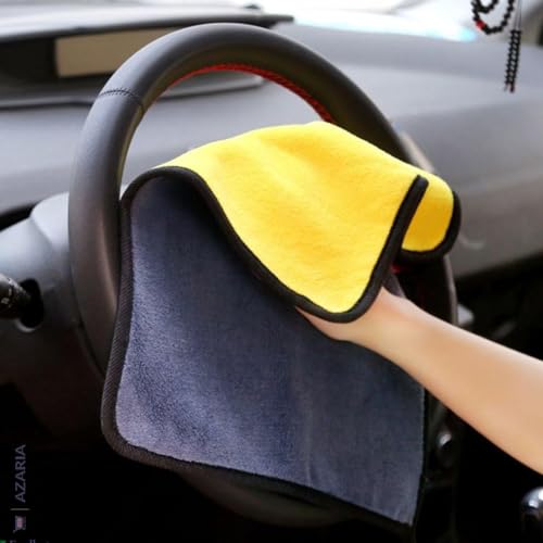 SWAMINE Microfiber Car Duster Kit|Interior & Exterior Car Cleaning Detailing Tool|Scratch & Lint Free, Pollen Removing|Extendable Long Handle Duster for Car, SUV, & Motorcycle(5PCS) - Image 3