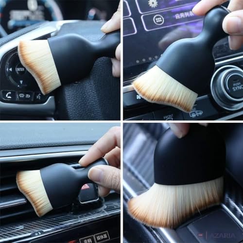 SWAMINE Microfiber Car Duster Kit|Interior & Exterior Car Cleaning Detailing Tool|Scratch & Lint Free, Pollen Removing|Extendable Long Handle Duster for Car, SUV, & Motorcycle(5PCS) - Image 5
