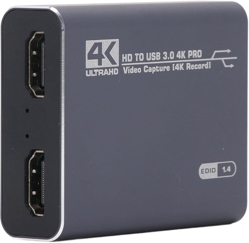 جهاز التقاط فيديو 4K HDMI عبر USB 3.0 للكمبيوتر، لتسجيل وبث مباشر من كاميرات DSLR - Image 1