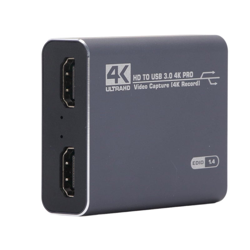 جهاز التقاط فيديو 4K HDMI عبر USB 3.0 للكمبيوتر، لتسجيل وبث مباشر من كاميرات DSLR - Image 2