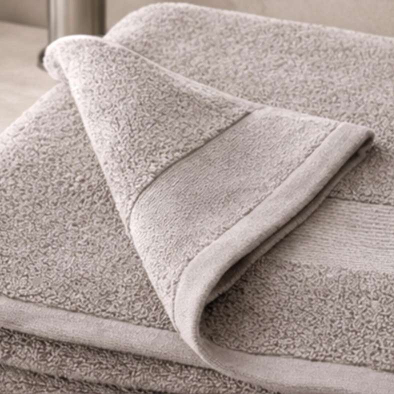Pan Home Ultra Luxe Turkish Cotton Hand Towel 50x90 cm - Nickel - Image 3