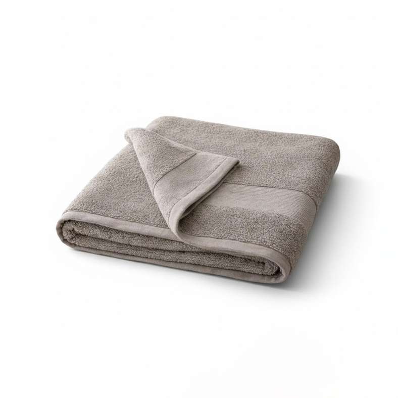 Pan Home Ultra Luxe Turkish Cotton Hand Towel 50x90 cm - Nickel - Image 4