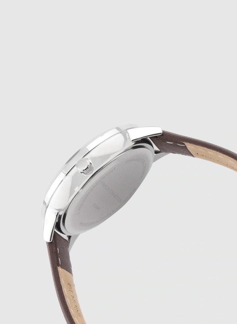 French Connection Analog Silver Dial Women's Watch-FC150BR - Image 2