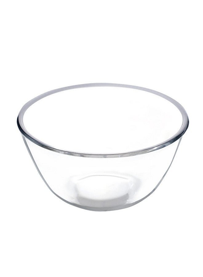 SIMPARTE Borosilicate Mixing/Serving Round Glass Bowl with Lid Freezer Proof, Leak Proof for Kitchen & Dining, Serving, Microwave Safe Bowl, Dishwasher Safe, Set of 4 (800ml), Blue - Image 4