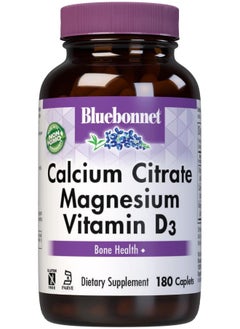 Bluebonnet Nutrition Bluebonnet Nutrition - Calcium Citrate Magnesium Vitamin D3 High Potency 180  - Image 1