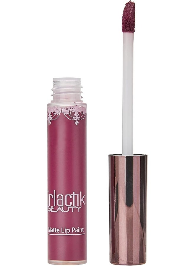 girlactik Usa. Matte Lip Liquid In Berry Pink Shade. Longwear, Pigmented & Non-Drying Lipstick. -Stellar - Image 3