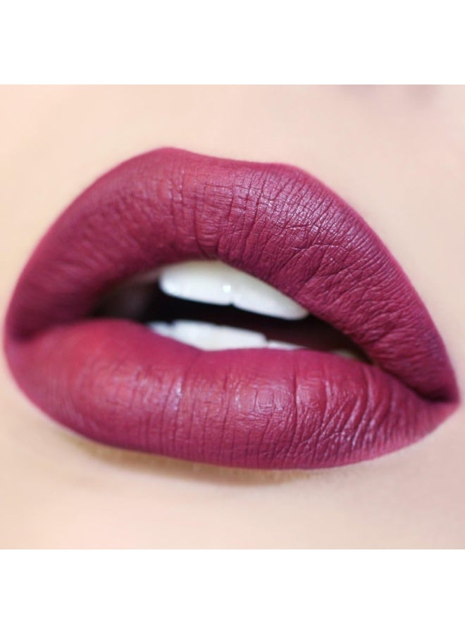 girlactik Usa. Matte Lip Liquid In Berry Pink Shade. Longwear, Pigmented & Non-Drying Lipstick. -Stellar - Image 2