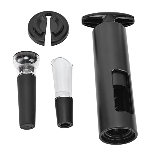 Okuyonic Corkscrew Wine Opener, T Shaped Handle Protective Sleeve Portable Size Glossy Surface Corkscrew Manual Operation for Home for Bar for Restaurant - Image 2