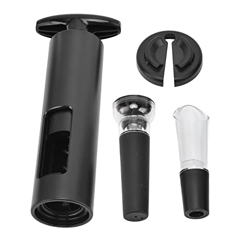 Okuyonic Corkscrew Wine Opener, T Shaped Handle Protective Sleeve Portable Size Glossy Surface Corkscrew Manual Operation for Home for Bar for Restaurant - Image 1