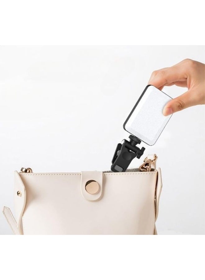 مصباح سيلفي محمول مع مشبك للموبايل واللاب توب – 3 أوضاع إضاءة، قابل لإعادة الشحن لتصوير الفيديو وتيك توك وزووم - Image 3