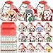Wiwiqing 72 Pcs 24 Set Christmas Mini Stuffed Animals Toy with Xmas Cards and Gift Bags Tiny Christmas Keychain Animal Plush Toys for Xmas Party Favors Goodie Bag Filler Classroom Exchange Gift - Image 2