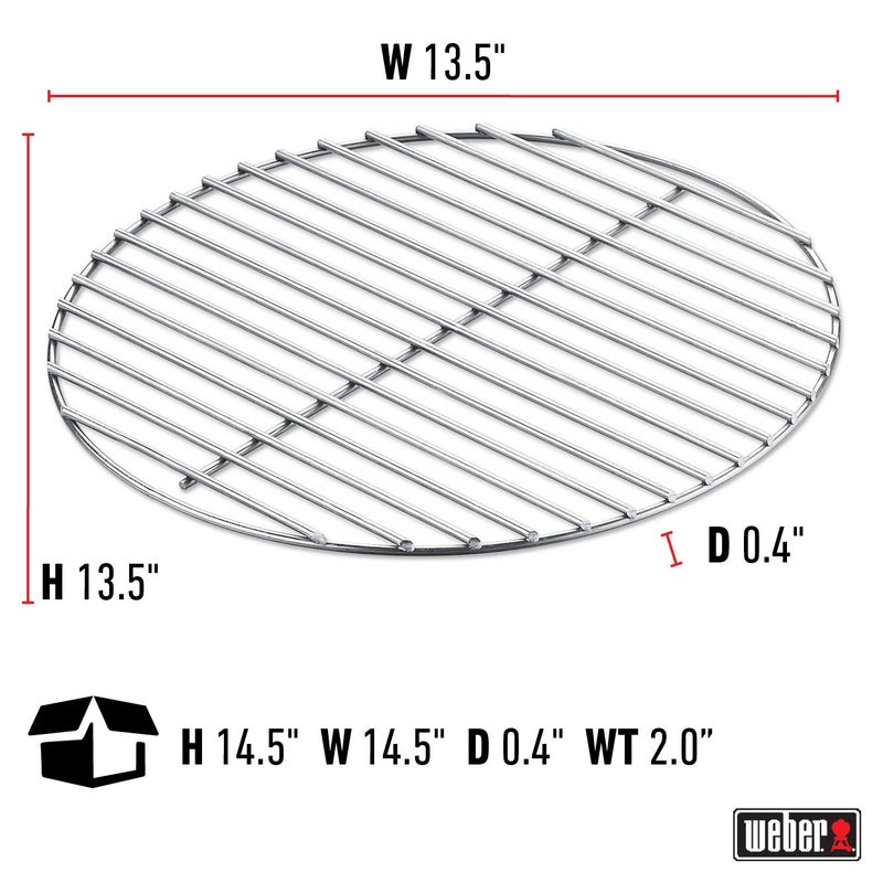 Weber Replacement Charcoal Grate, 13.5”, for use with 18” Original Kettles - Image 3