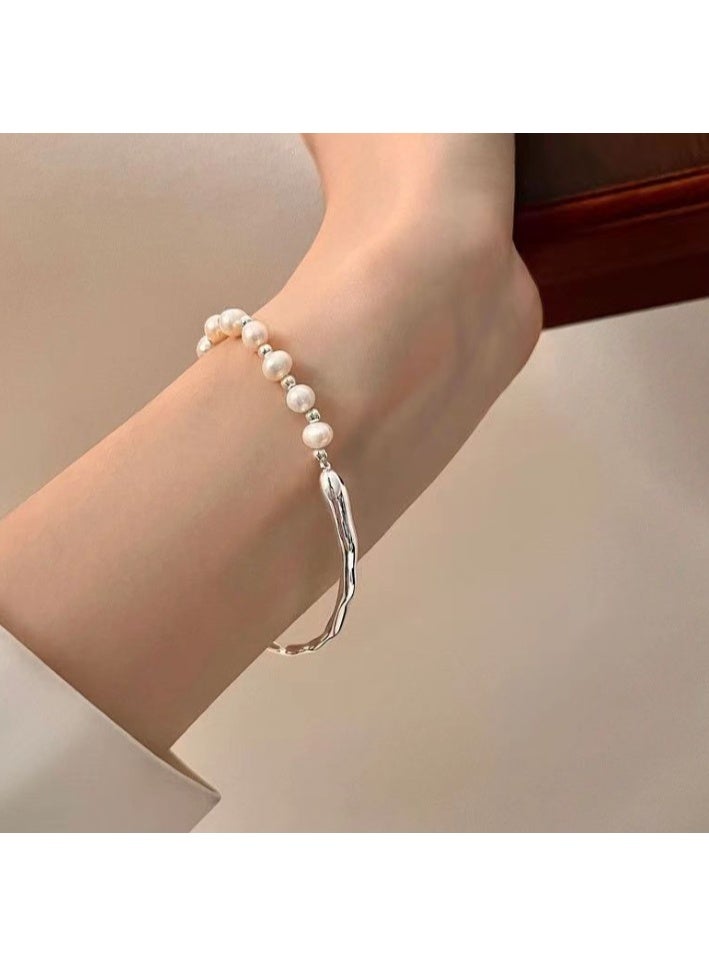 LATEEN Imitation Pearl Bracelet Women Bracelet Elegant Gift - Image 1