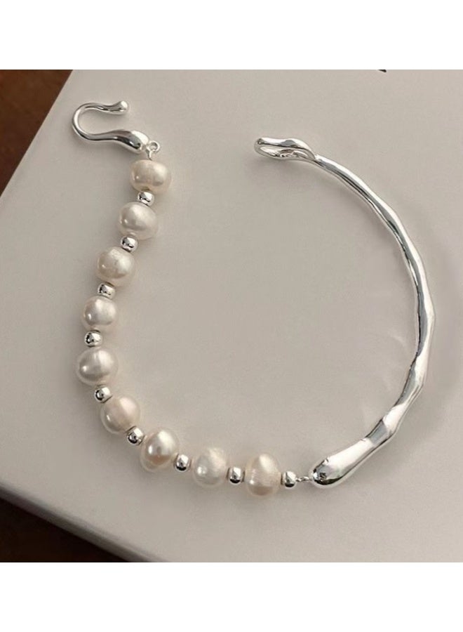 LATEEN Imitation Pearl Bracelet Women Bracelet Elegant Gift - Image 3
