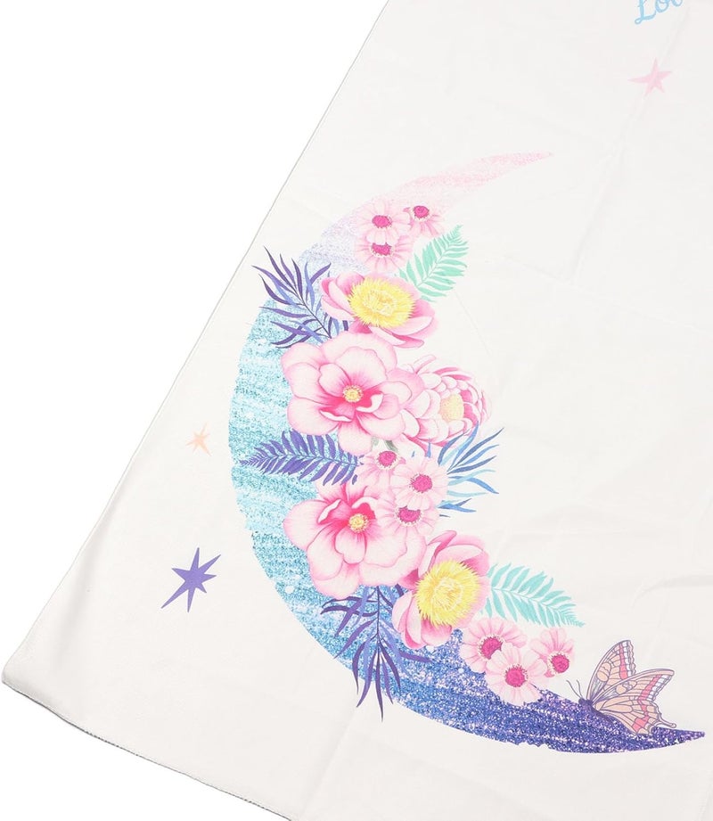 Baby Blanket Soft Large Floral Birds Design First Year Photo Prop Backdrop for Newborn Toddler Memory Keepsake Polyester 39.4x39.4 Inches - Image 4