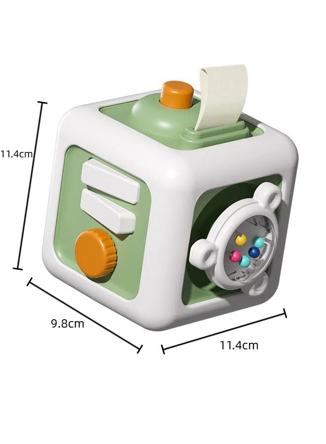 Children's Rubik's Cube Busy Ball Toy Rubik's Cube Busy Ball Montessori Early Education Baby Intelligence Training Hexahedron Busy Box ﻿Suitable for infants aged 6-24 months - Image 2