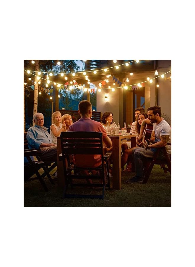 The Bros 32ft/80 LDES Globe Ball String Lights Fairy Lights Battery Operated Warm White String Lights with Remote Waterproof Indoor Outdoor Decorative Christmas Lights for Home Party Patio Garden  - Image 4