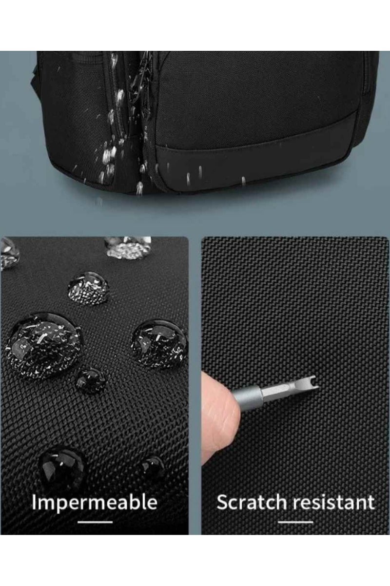 أوزوكو OZUKO 9799 حقيبة ظهر للسفر – منفذ USB، مقاومة للماء - Image 5