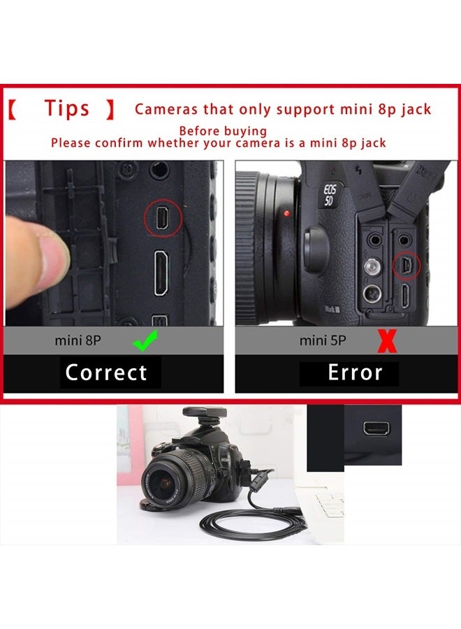 WZHENB Replacement USB Camera Transfer Data Sync Charger Charging Cable Cord for Fujifilm X10, X20, XF1, FinePix JX650, JX660, JX675, JX680, AX385, AX500, AX510, AX550, FinePix J10, J100, J12 & More (Black) - Image 5
