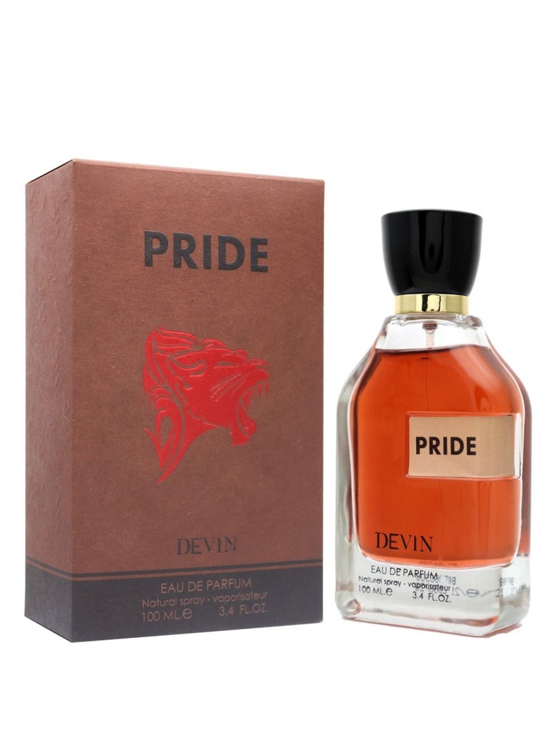 DEVIN Pride perfume by Divan for Unisex - Eau de Parfum - 100 ml