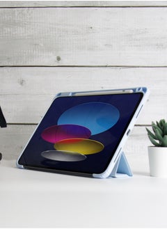 blupebble Hybrid Folio with Pen Holder Transparent Back with Auto Sleep/Wake function Shockproof Slim Case Designed for iPad 10.9"- 10th Gen  - Image 5