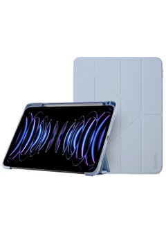 blupebble Hybrid Folio with Pen Holder Transparent Back with Auto Sleep/Wake function Shockproof Slim Case Designed for iPad 10.9"- 10th Gen  - Image 1