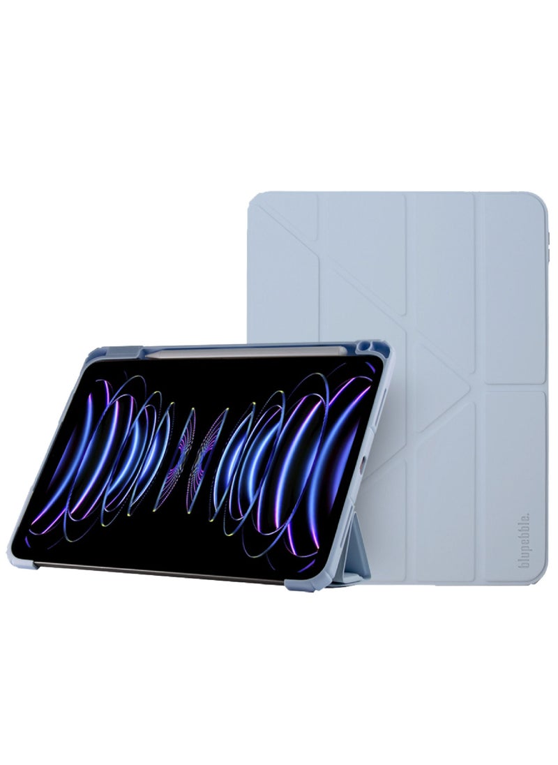 blupebble - Hybrid Folio with Pen Holder Transparent Back with Auto Sleep/Wake function Shockproof Slim Case Designed for iPad 10.9"- 10th Gen - Image 1