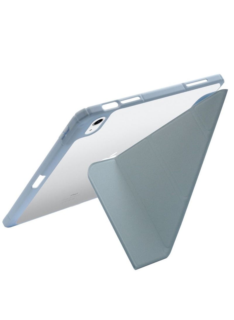 blupebble - Hybrid Folio with Pen Holder Transparent Back with Auto Sleep/Wake function Shockproof Slim Case Designed for iPad 10.9"- 10th Gen - Image 1