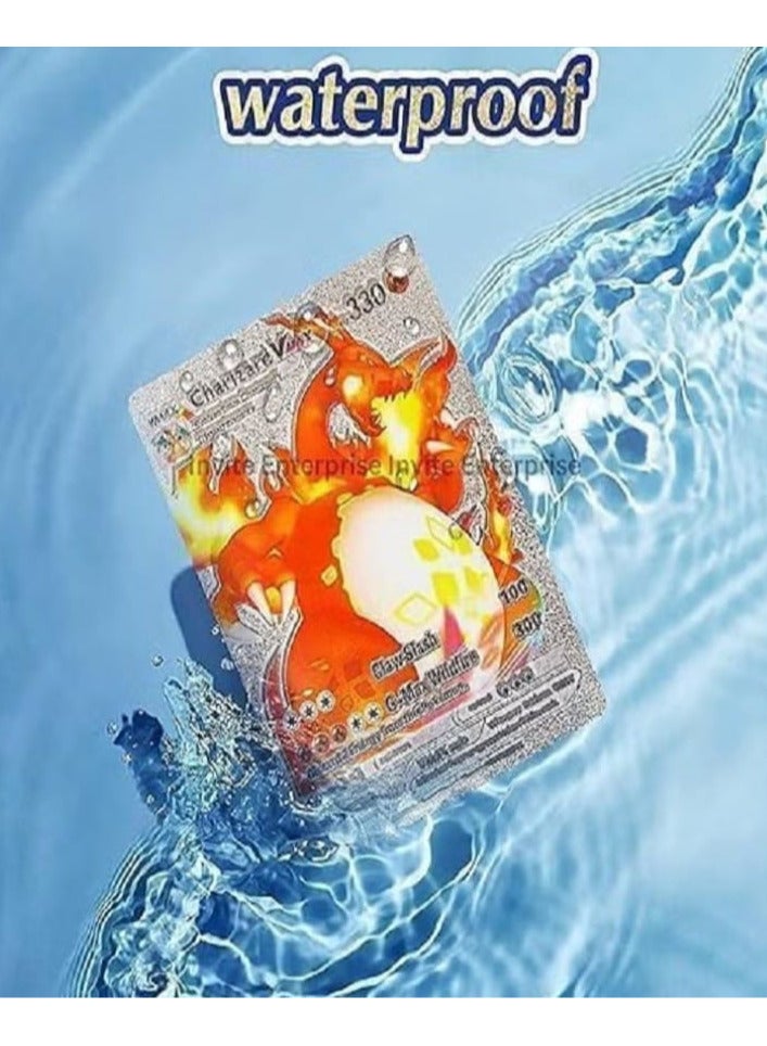 بوكيمون 10 بطاقات فضية فويل متنوعة - في ظرف - سلسلة V Vmax GX بطاقات نادرة وشائعة (فضية) - Image 4