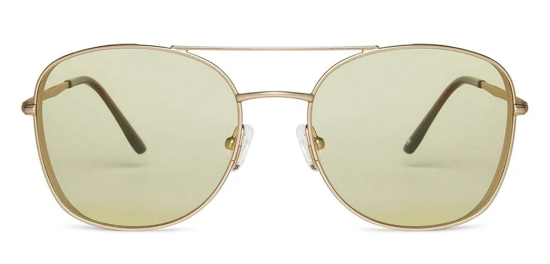 John Jacobs JJ Tints Full Rim Square Frame Polarized &amp; UV Protected Sunglasses JJ S12970 - 58mm - Gold