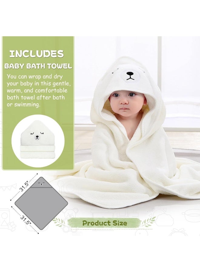 MoreFeel Foldable Newborn Baby Bathtub with Thermometer - Image 3