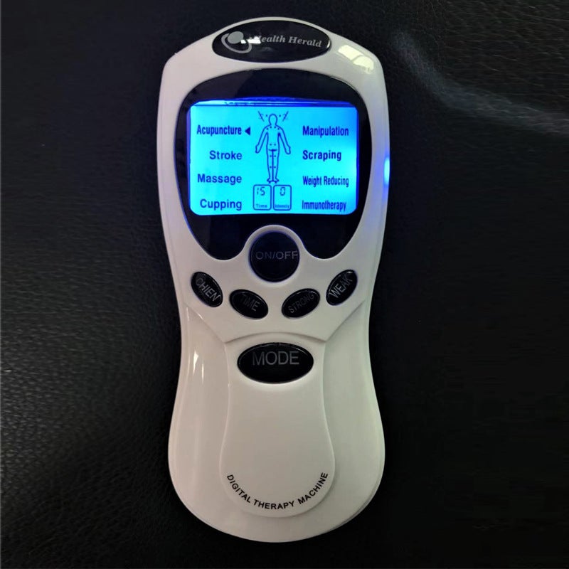 Multifunctional Mini Pulse Massager Electrotherapy Device Home Digital Meridian Therapy Device Cervical Spine Massager - Image 2