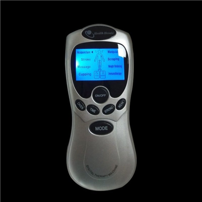 Multifunctional Mini Pulse Massager Electrotherapy Device Home Digital Meridian Therapy Device Cervical Spine Massager - Image 1