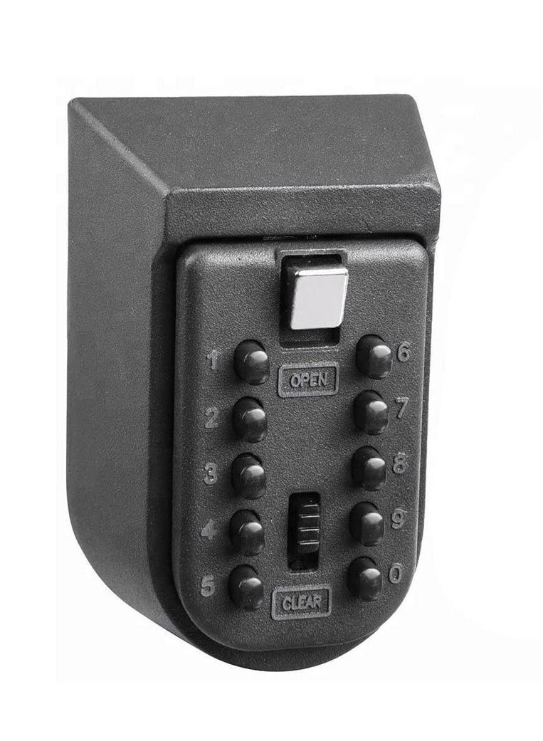 Indoor and Outdoor Key Safe Wall Mounted Nurse Key Safe Key Storage Push Button Combination Lock Wall Mounted Key Safe Box Security Lock for Carers/Home Help/Nurse Home Access - Image 5