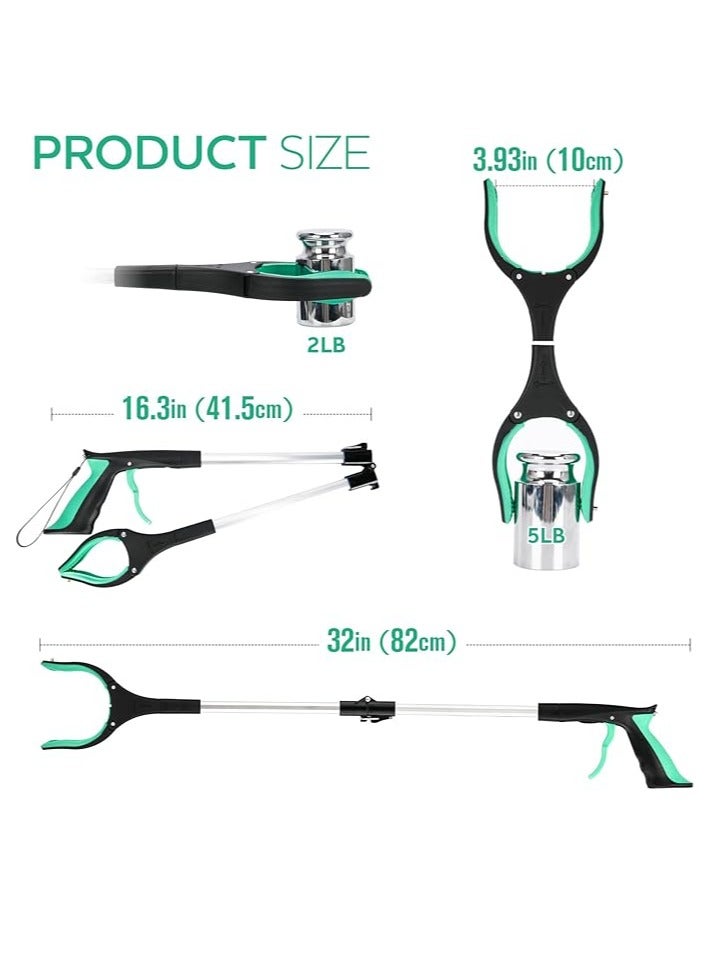 Arabest Grabber Reacher Tool Reacher Grabber Pickup Tool Grabbers for Seniors Grabber Grabber Tool (Green)  - Image 5
