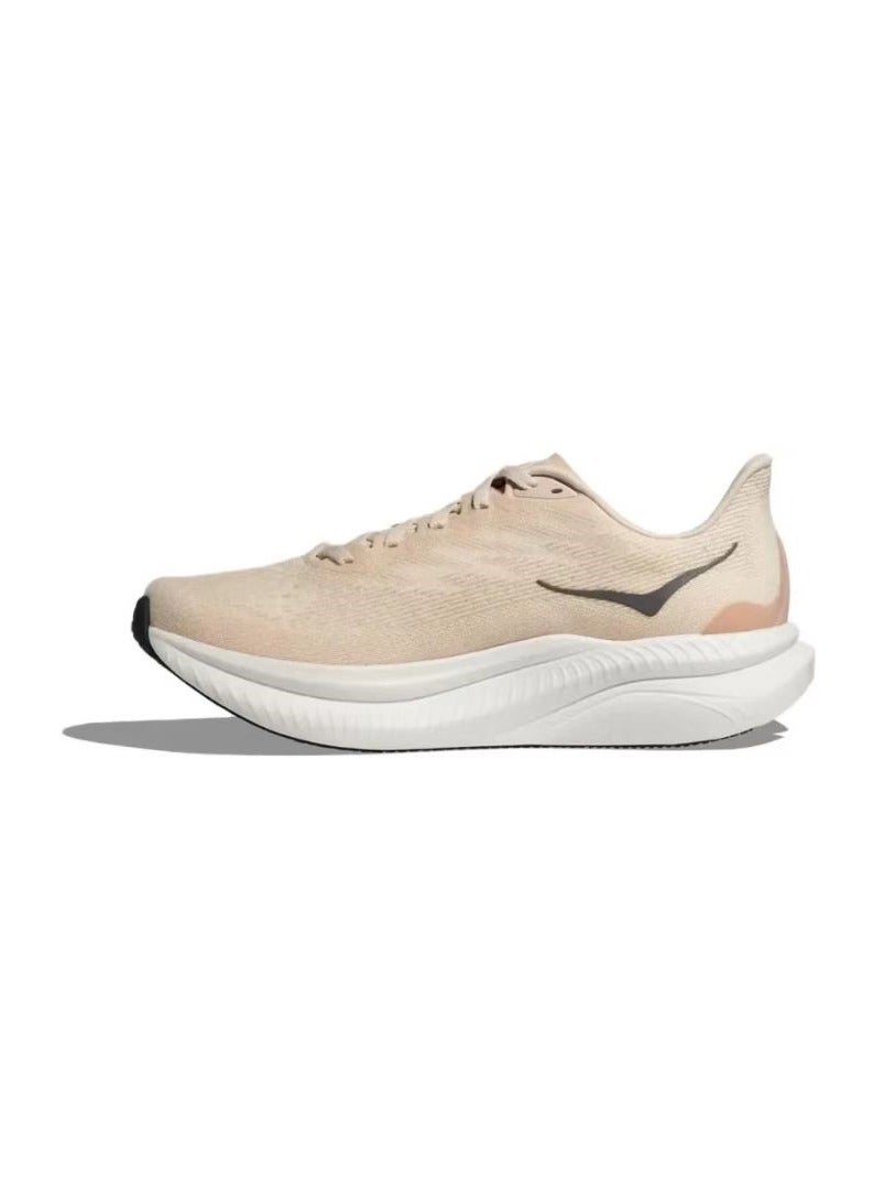 Hoka One One MACH 6 Outdoor Running Shoes Beige For Men/Women - Image 2