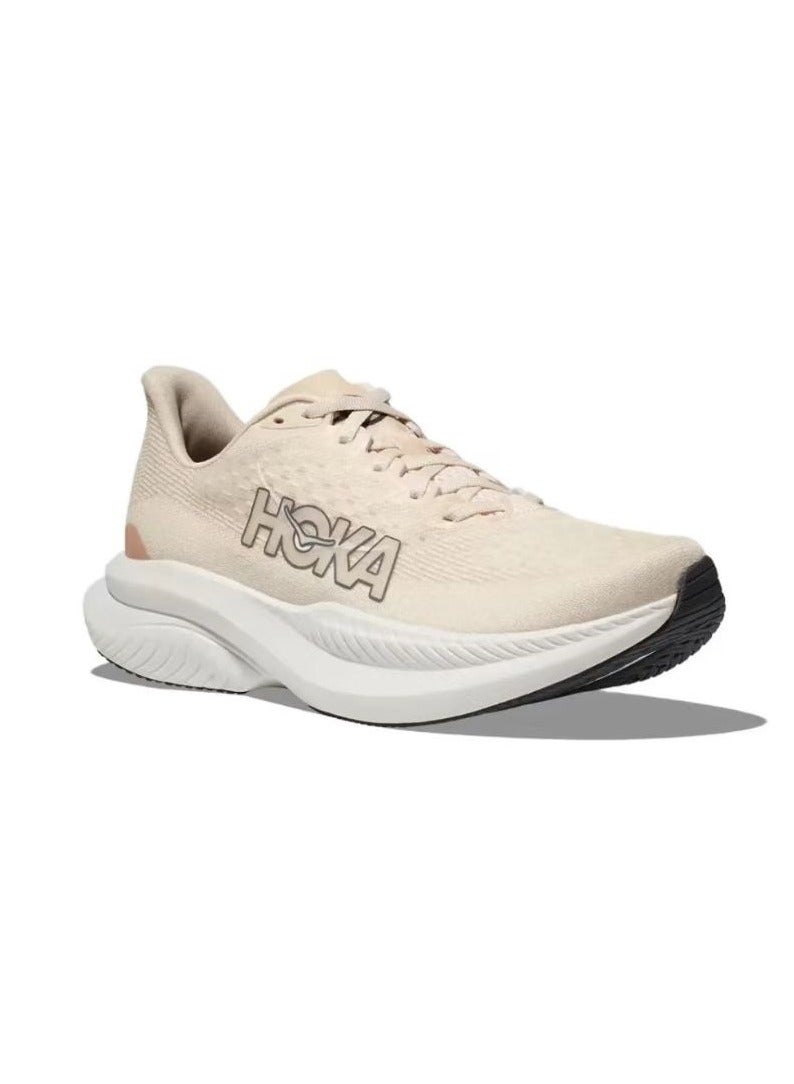 Hoka One One MACH 6 Outdoor Running Shoes Beige For Men/Women - Image 3