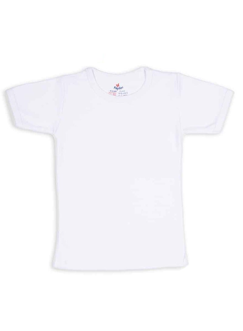 Papillon Kids Boy Half Sleeves Cotton Undershirt