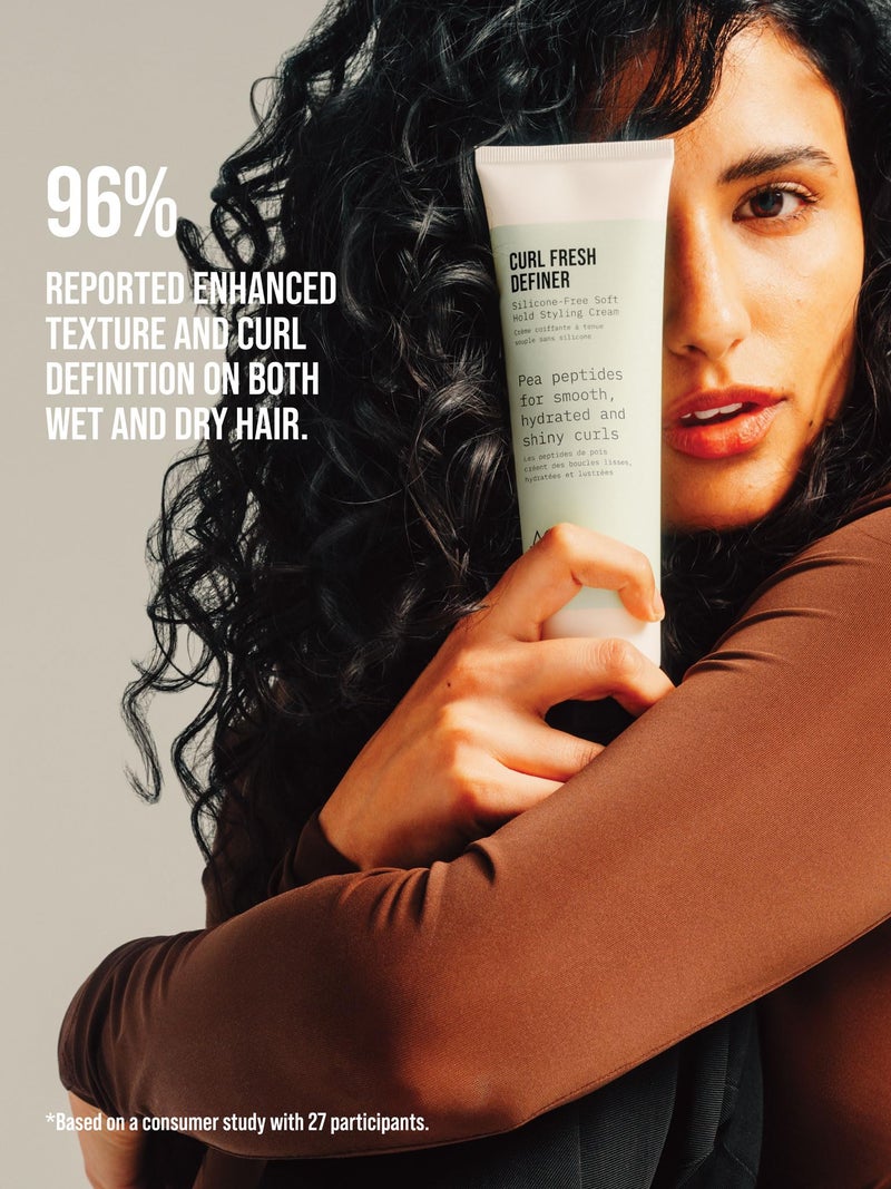 AG Care Curl Fresh Definer Silicone-Free Soft-Hold Styling Cream, 6 Fl Oz - Image 2