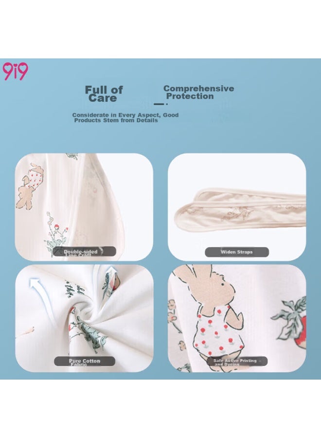 9i9 Baby Swaddle, Pure Cotton Wrap, Newborn Blanket, Anti-startle Swaddling Cloth, Spring And Summer Season, A297 Duck - Image 3